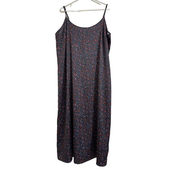 Eloquii Dresses & Skirts - Eloquii Black Floral Slip Dress, Size 20